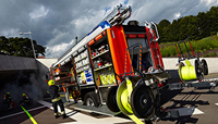 Rosenbauer-Löschfahrzeuge der neuen AT-Baureihe - hier der AT Neu - werden dank TIM mit kunden- bzw. fahrzeugspezifischen Betriebsanleitungen ausgeliefert